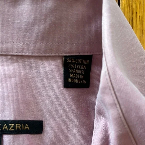 BCBG Men's Pink Button Down Shirt - Picture 8 of 8